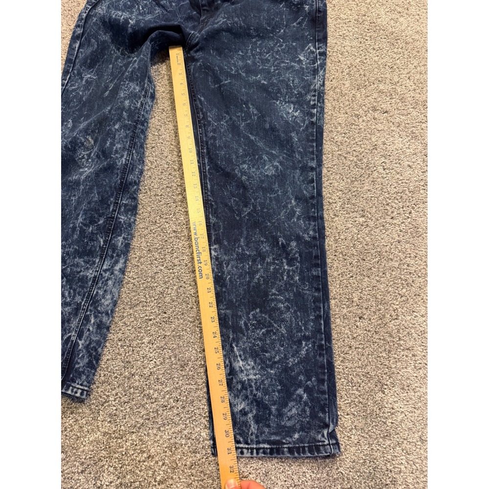 Levis 541 Jeans Mens 36x32 Blue Athletic Taper Acid Wash Stretch Denim Pants - Picture 8 of 11